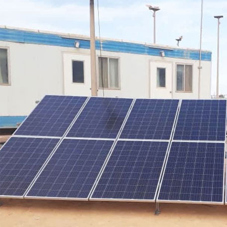 Anern 8 installierte ein netzunabhängiges 3-kW-Solarstromsystem in Libyen