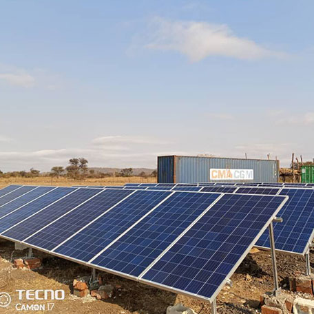 Anern 15 kW netzunabhängiges Solarstromsystem in Simbabwe