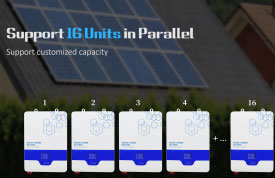 25,6 V 51,2 V Lifepo4 Lithium-Solarbatterie (LPB-N)