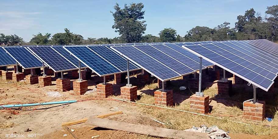 50 W netzunabhängiges Solarstromsystem in Simbabwe