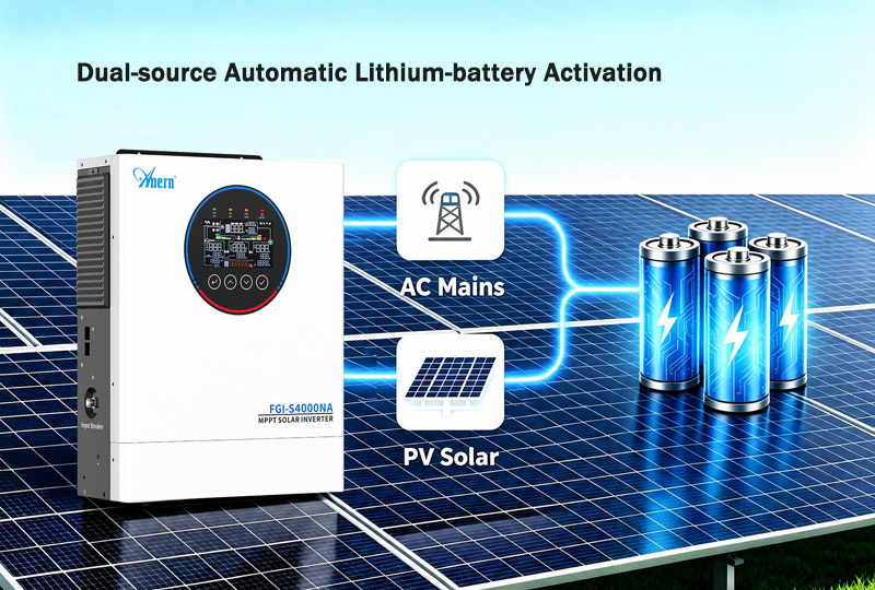 Dual-source Automatic Lithium-battery Activation 